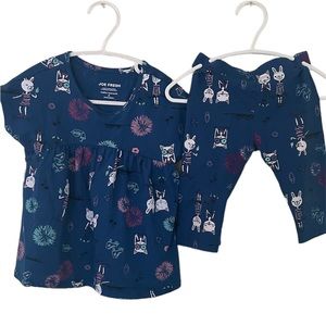 EUC Joe Fresh Summer Capri & Top Set 2T